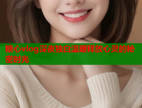糖心vlog深夜独白温暖释放心灵的秘密时光  第2张